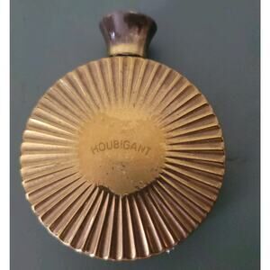 Vintage Houbigant Perfume Gold Container Bottle The Golden Touch Purser